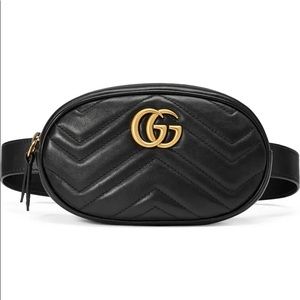 Gucci GG marmont leather belt bag